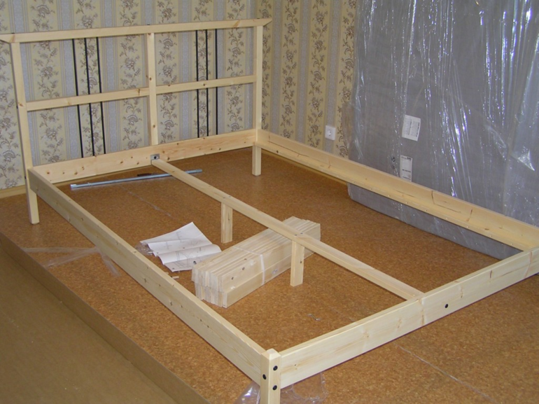Do It Yourself Bed Frame How To, Fjellse Bed Frame Dimensions